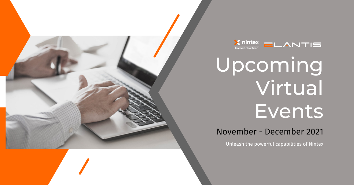 Upcoming Virtual Events with Nintex