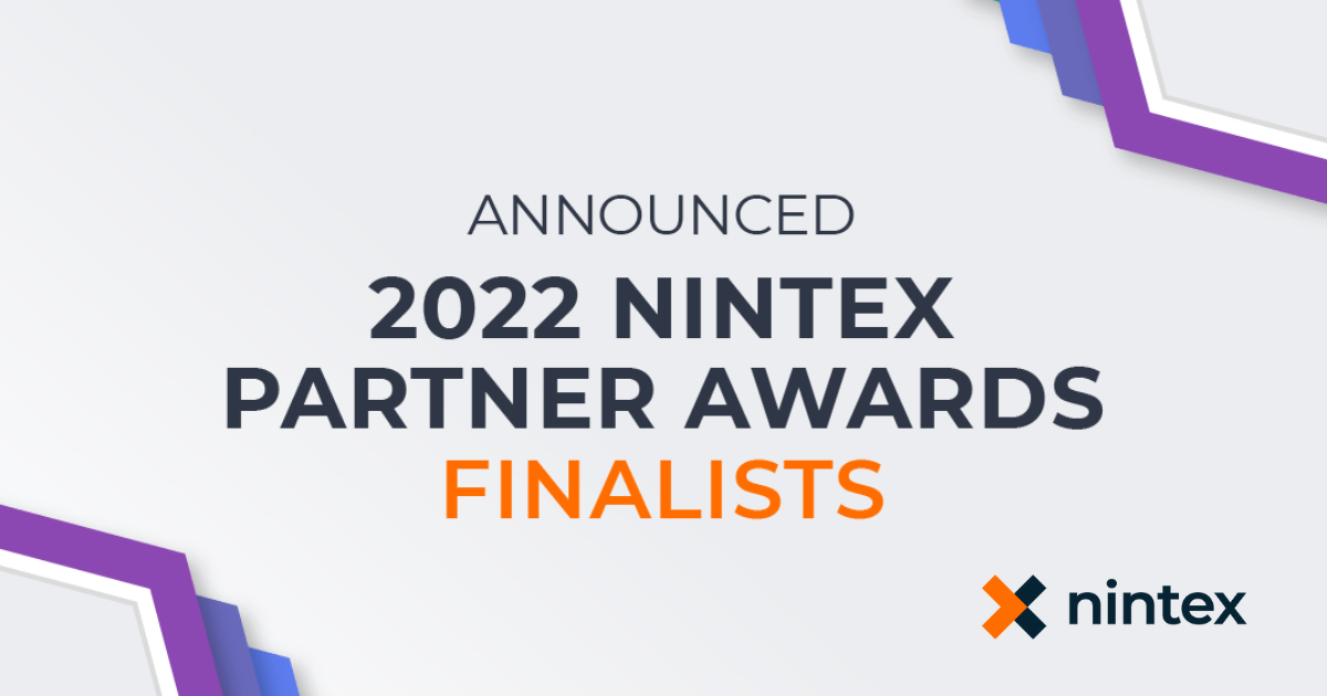 Elantis Named Finalist in the 2022 Nintex Partner Awards